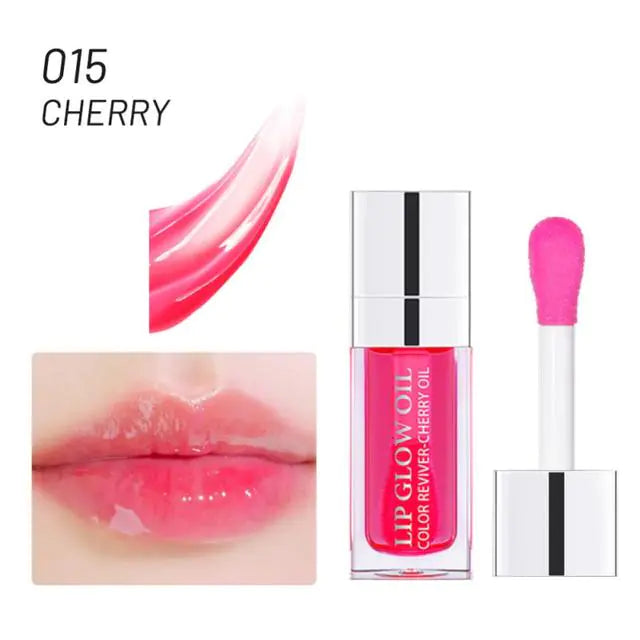 Moisturizing Lip Oil and Transparent Lip Balm