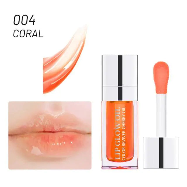 Moisturizing Lip Oil and Transparent Lip Balm