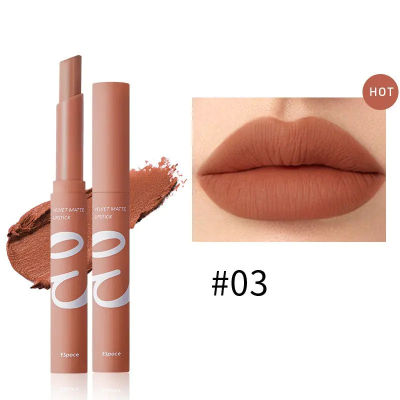 12 Colors Velvet Matte Lipstick - Long Lasting & Waterproof