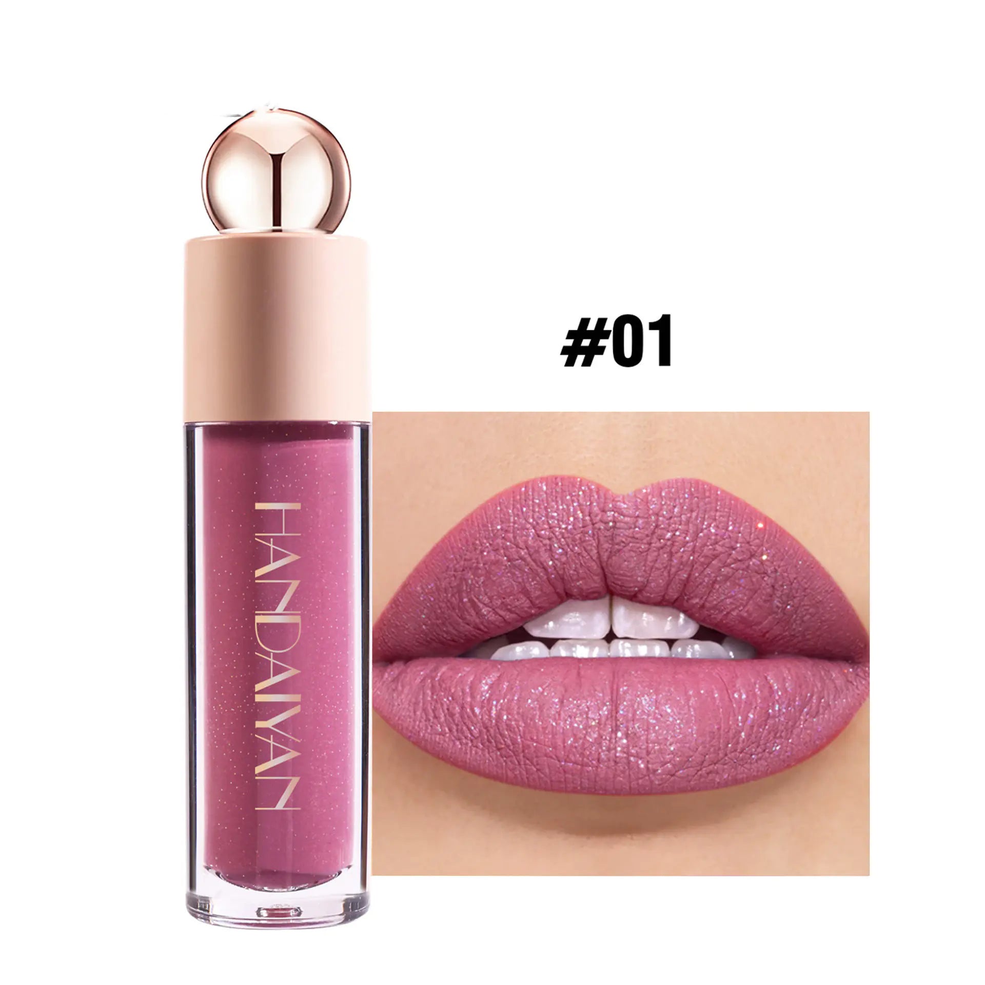 Moisturizing Glittering Matte Lip Gloss and Velvet Lipstick