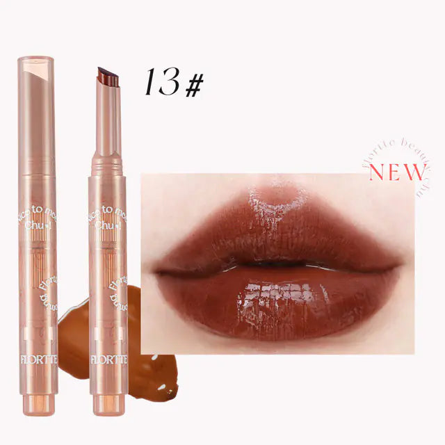 FLORTTE First Kiss Love Stick Lipstick Pen with Mirror