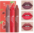 3 Sticks Set Matte Velvet Lipstick in Milk Tea Shades