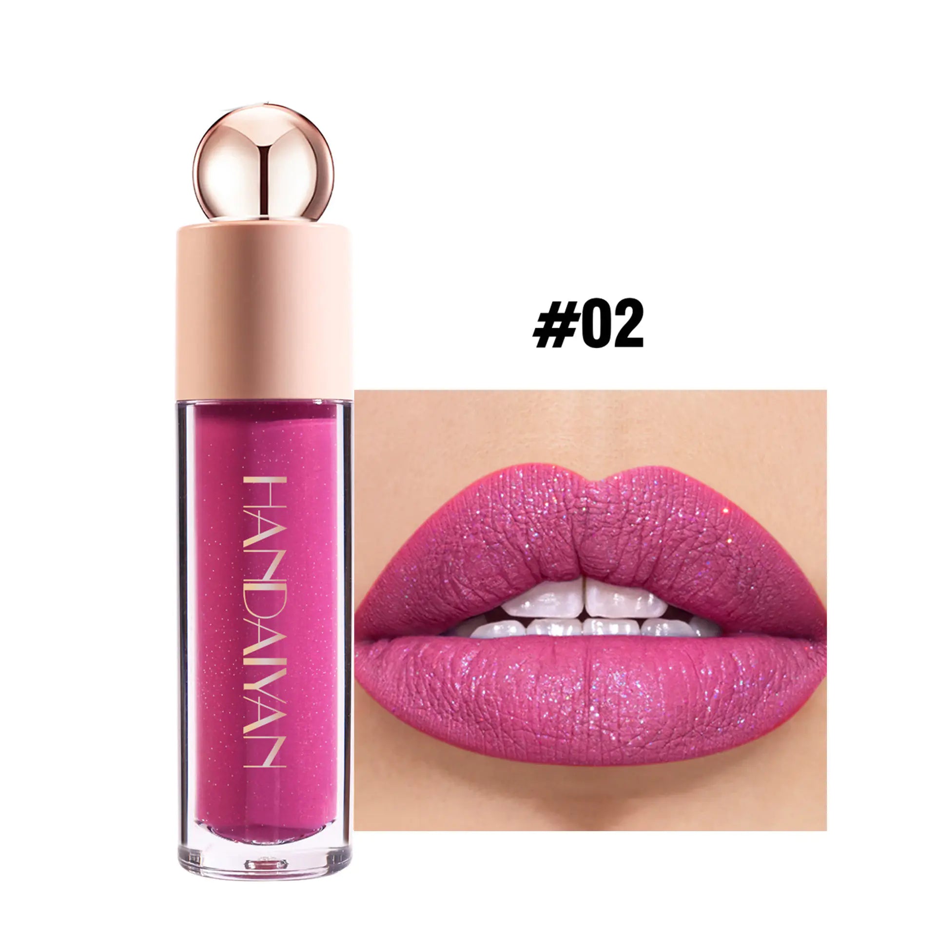Moisturizing Glittering Matte Lip Gloss and Velvet Lipstick