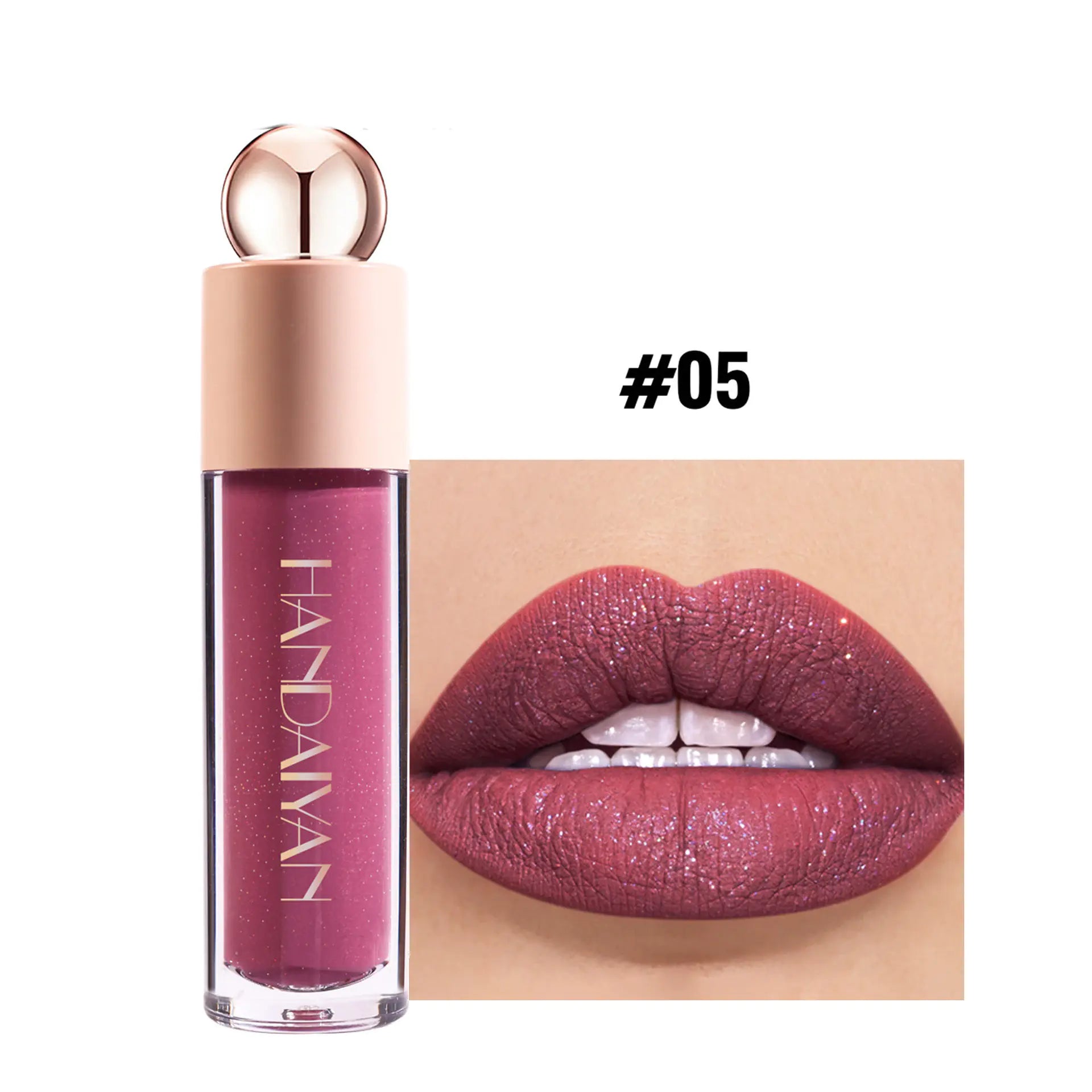 Moisturizing Glittering Matte Lip Gloss and Velvet Lipstick
